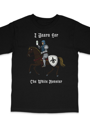 I Yearn For The White Monster Custom Printed T-Shirt