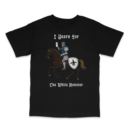 I Yearn For The White Monster Custom Printed T-Shirt