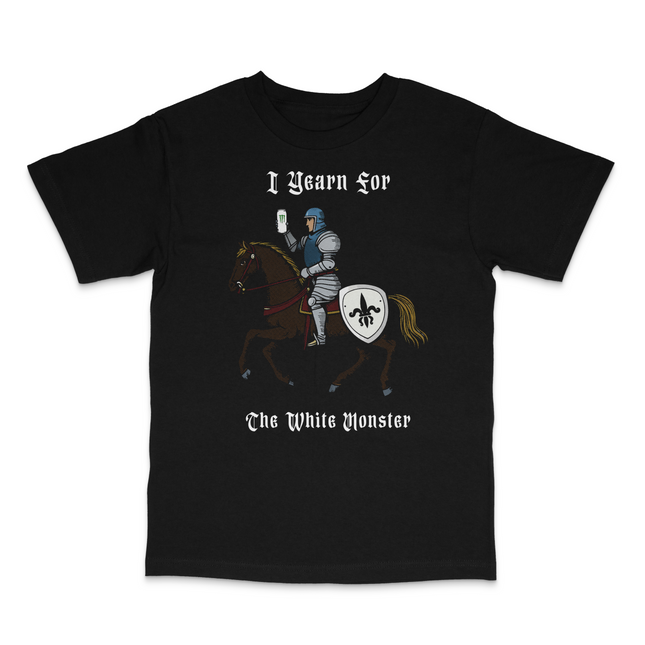 I Yearn For The White Monster Custom Printed T-Shirt