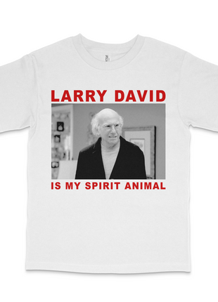 Larry David Is My Spirit Animal Custom Printed T-Shirt
