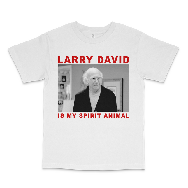 Larry David Is My Spirit Animal Custom Printed T-Shirt
