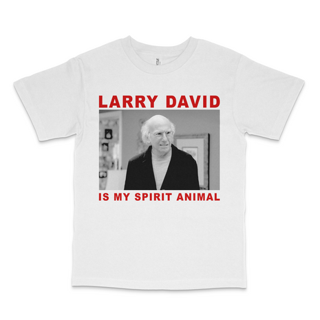 Larry David Is My Spirit Animal Custom Printed T-Shirt