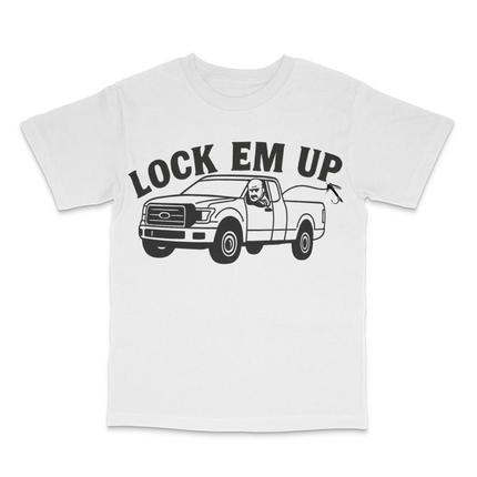 Lock Em Up 2 Custom Printed T-Shirt