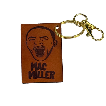 Mac Miller Custom Leather Keychain | FREE SHIPPING (CHECK DESCRIPTION)