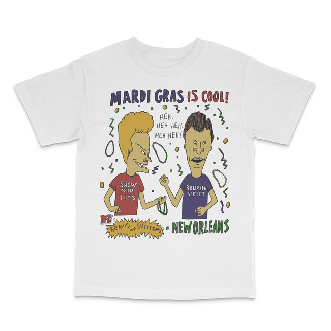 Mardi Gras Custom Printed T-Shirt