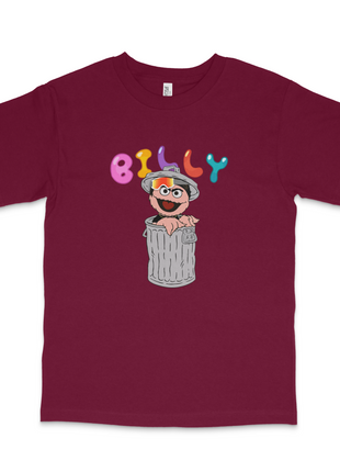 Billy Trashcan Custom Printed T-Shirt Billy is Terrible
