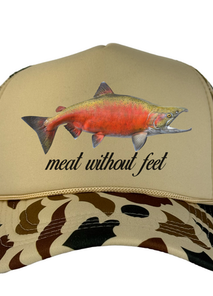 Meat Without Feet Custom Printed Hat