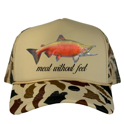 Meat Without Feet Custom Printed Hat