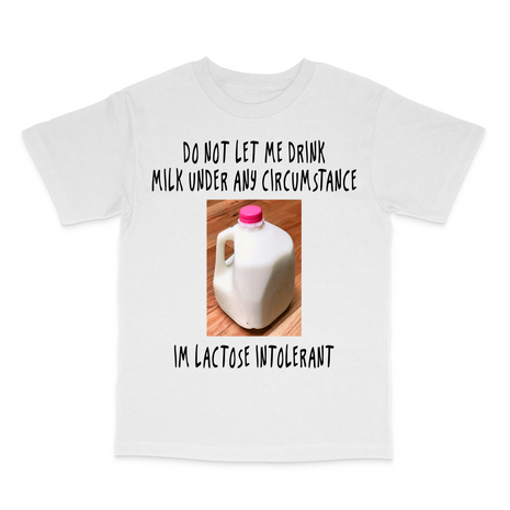 Milk Custom Printed T-Shirt