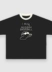 Black / Cream Ringer / Small