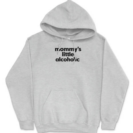 MOMMY’S Little Alcoholic Custom Printed Hoodie
