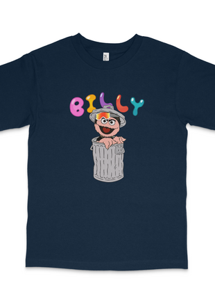 Billy Trashcan Custom Printed T-Shirt Billy is Terrible