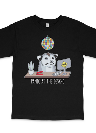 Panic At The Desk Custom Printed T-Shirt