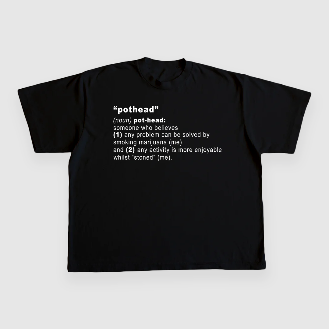 pothead print POTHEAD CUSTOM PRINTED T-SHIRT – Old School Hats