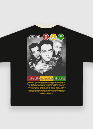 Green Day TOUR SHIRT CUSTOM PRINTED T-SHIRT