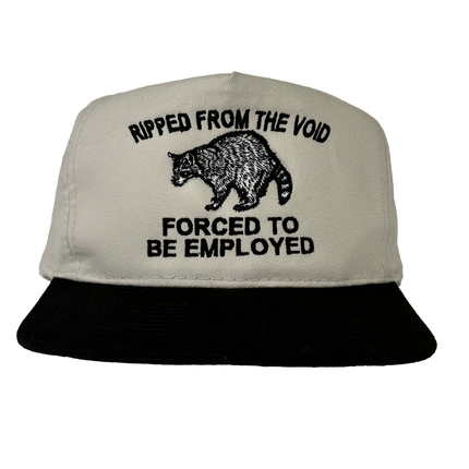 Ripped from the void and force to be employed custom embroidered strapback hat cap
