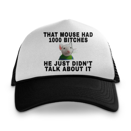 That Mouse Didn't Talk About It Custom Printed Hat