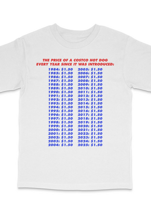The Price Of A Hotdog Custom Printed T-Shirt