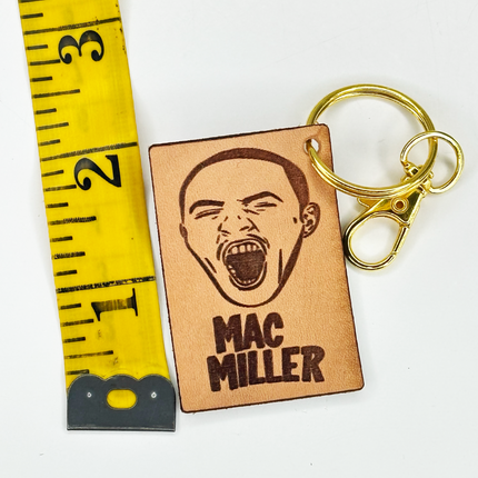 Mac Miller Custom Leather Keychain | FREE SHIPPING (CHECK DESCRIPTION)