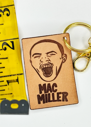 Mac Miller Custom Leather Keychain | FREE SHIPPING (CHECK DESCRIPTION)