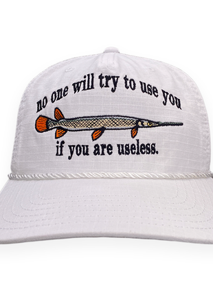 No One Will Try To Use You If You Are Useless Custom Embroidered Hat