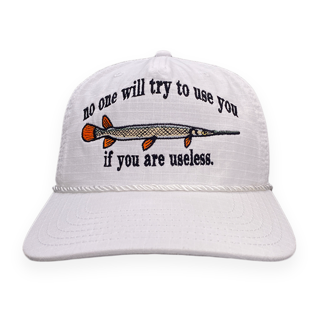 No One Will Try To Use You If You Are Useless Custom Embroidered Hat