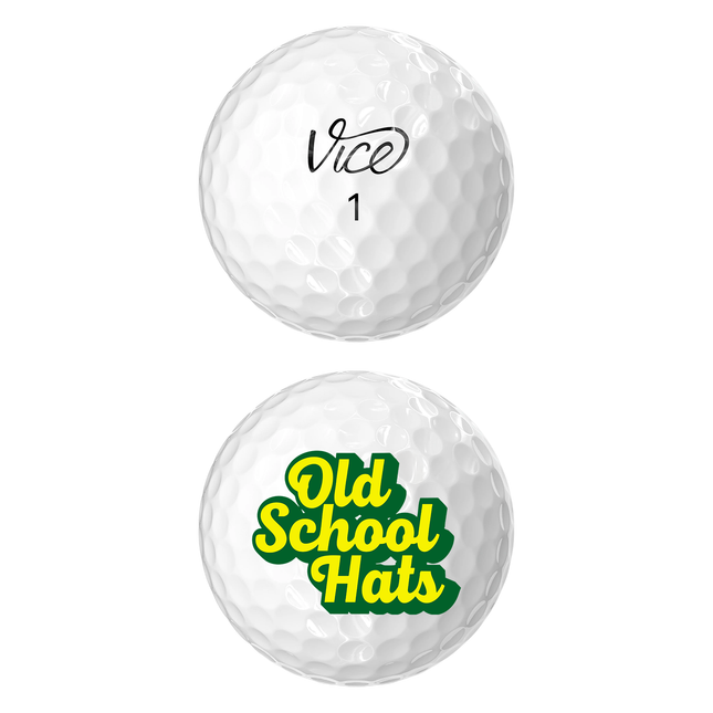 OSH Vice Drive Golf Balls (Sleeve) LIMITED TO 8
