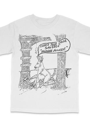 Deer Sausage Custom Printed T-Shirt