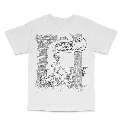 Deer Sausage Custom Printed T-Shirt