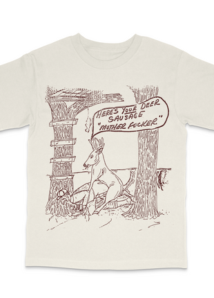 Deer Sausage Custom Printed T-Shirt