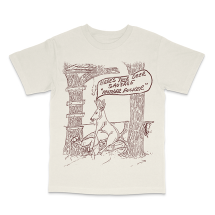 Deer Sausage Custom Printed T-Shirt