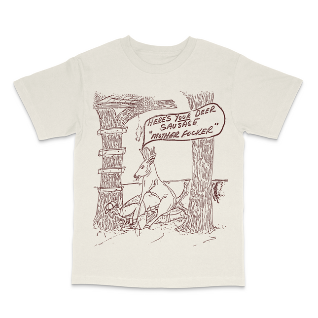 Deer Sausage Custom Printed T-Shirt