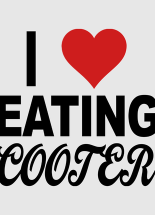 I Love Eating Cooter Custom Printed T-Shirt