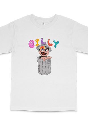 Billy Trashcan Custom Printed T-Shirt Billy is Terrible
