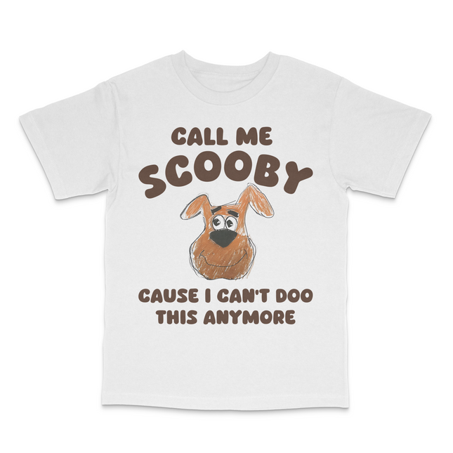 Call Me Scooby Custom Printed T-shirt