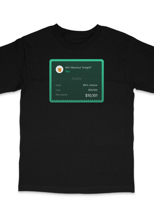 Am I Blacking Out Tonight Custom Printed T-Shirt
