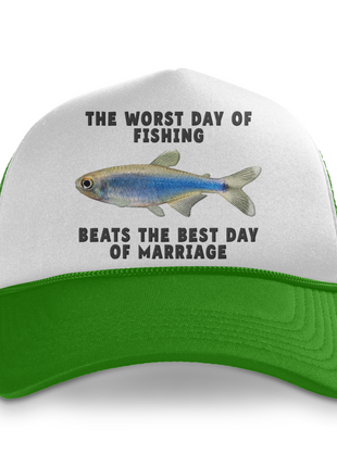 Worst Day Of Fishing Custom Printed Hat