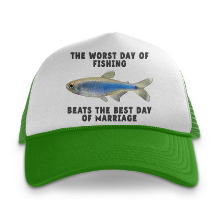 Worst Day Of Fishing Custom Printed Hat