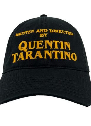 Written and Directed by Quentin Tarantino Dad Hat Custom Embroidered