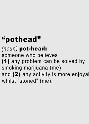 POTHEAD CUSTOM PRINTED T-SHIRT