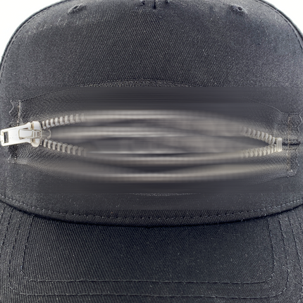Mystery Text... Custom Embroidered Zipper Hat 1/1