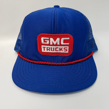Custom GMC Trucks Red Rope Vintage Mesh Trucker SnapBack Hat Cap Ready to ship