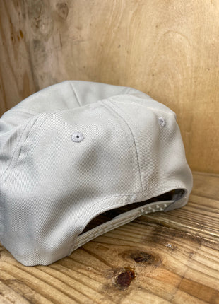 Old SchoolBass Shop Fishing Gray curve Brim Snapback Cap Hat