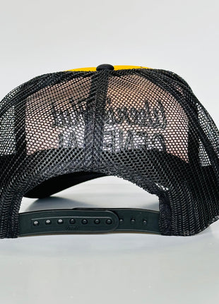 Weenie Hut General Yellow Black Mesh SnapBack Hat Cap Funny Potent Frog Collab Custom Embroidery