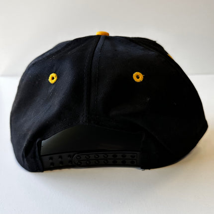 TAKE IT TO THE HOUSE Vintage Yellow Brim Black Crown SnapBack Cap Hat Custom Embroidered