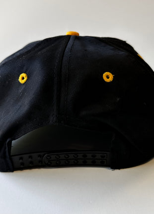 TAKE IT TO THE HOUSE Vintage Yellow Brim Black Crown SnapBack Cap Hat Custom Embroidered