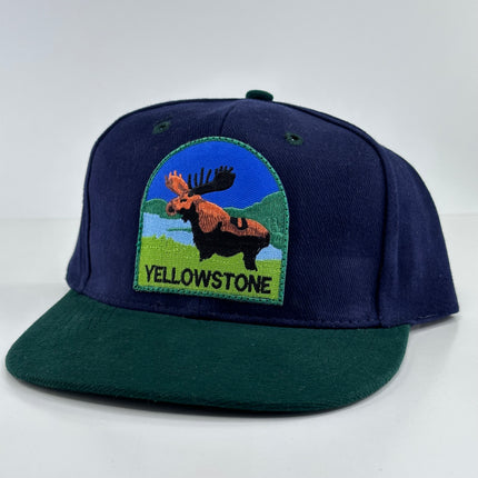 Custom YELLOWSTONE Patch Vintage Strapback Cap Hat
