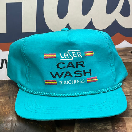Vintage Laser car wash touchless rope snapback cap hat