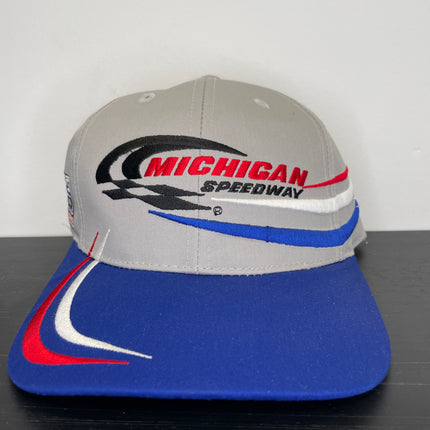 Vintage Michigan Speedway Pepsi 400 Velcroback Hat Cap