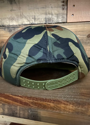 Old school hunting club Vintage Camo foam Snapback hat cap embroidered